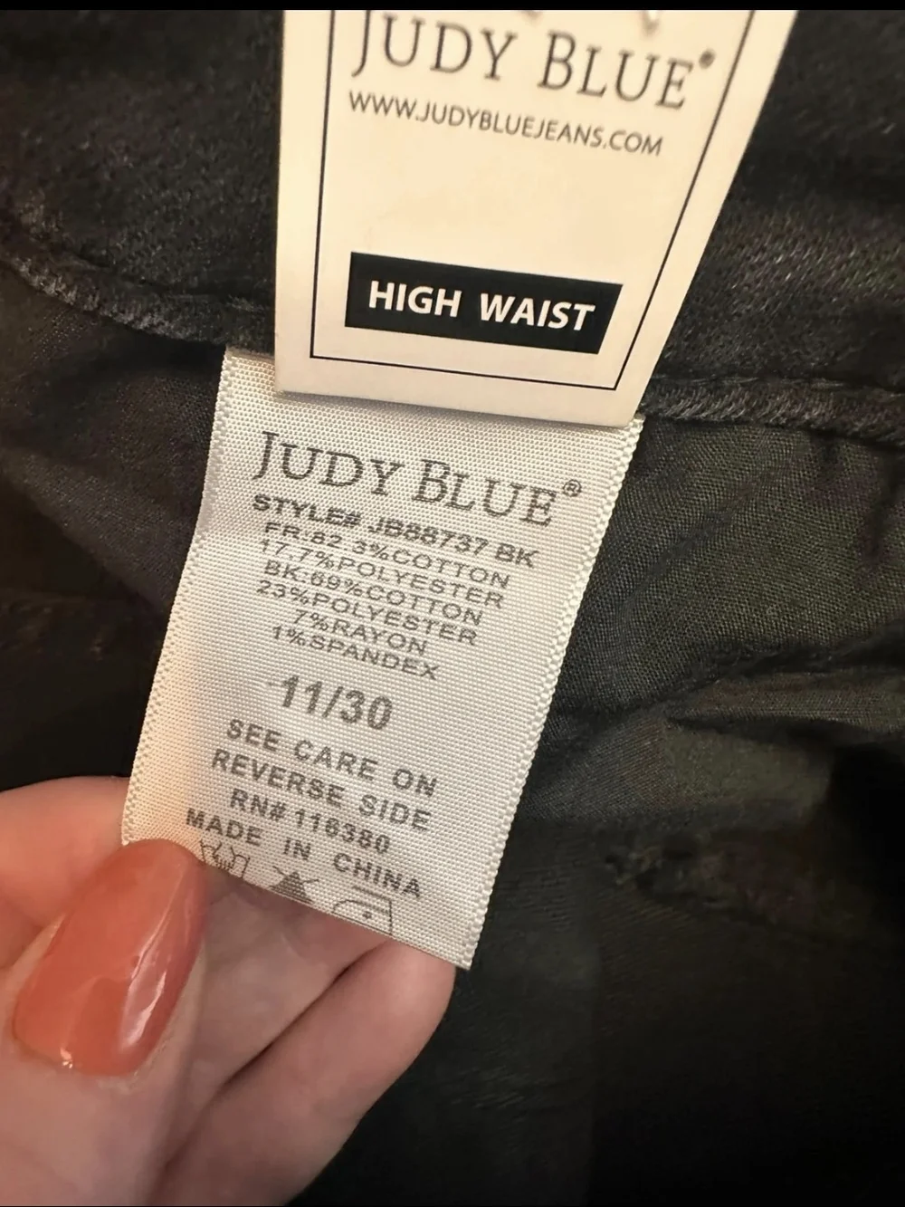 NWOT Judy Blue 90's Straight Leg Rigid Front Jeans - Size 11/30